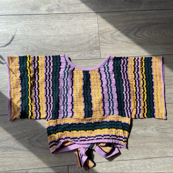 NWT BCBGeneration Crochet Wrap Knit Top - Picture 8 of 14